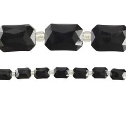 Cheap 🌟 Faceted Glass Rectangle Beads, 14mm by Bead Landing™ 🎁