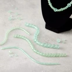 Cheap ✔️ 12 Pack: Matte Green Glass Round Beads, 4mm by Bead Landing® 😀 -Deals Bead Landing Store 10631254 20 1