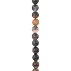 Brand new 🔔 Tuxedo Agate Round Beads by Bead Landing®, 8mm ✨