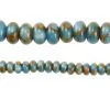 Buy ✨ 12 Pack: Light Blue Impression Jasper Rondelle Beads, 8mm by Bead Landing® 😍