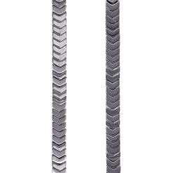 Best deal 🌟 Hematite V-Shaped Semi-Precious Beads by Bead Landing™, 3mm 🎁