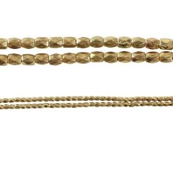 Promo ⭐ Hamilton Gold Metal Faceted Cube Beads by Bead Landing®, 3mm 💯 -Deals Bead Landing Store 10631386 1