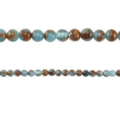 Cheapest 👏 Light Blue Impression Jasper Round Beads by Bead Landing®, 4mm 🎁