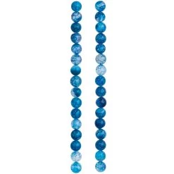 Deals 🎉 Blue Crackle Agate Round by Bead Landing®, 8mm 👏 -Deals Bead Landing Store 10631484 30