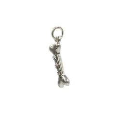 Wholesale 🔔 12 Pack: Charmalong™ Silver Plated Crystal Bone Charm by Bead Landing™ 🤩 -Deals Bead Landing Store 10633159 5 1
