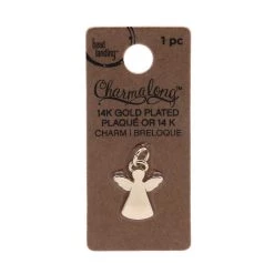 Cheap 🛒 Charmalong™ 14K Gold Plated Angel Charm by Bead Landing™ 🎉 -Deals Bead Landing Store 10633171 1