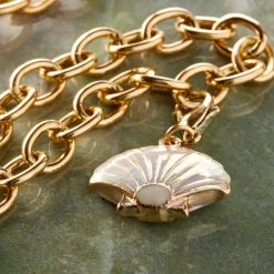 New ⭐ Charmalong™ White & Gold Shell Charm by Bead Landing™ ⌛ -Deals Bead Landing Store 10633182 20