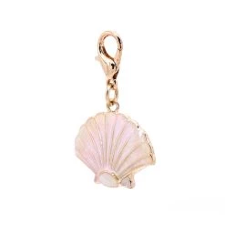 New ⭐ Charmalong™ White & Gold Shell Charm by Bead Landing™ ⌛