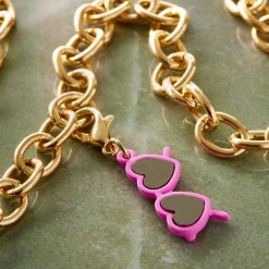 Promo ⭐ Charmalong™ Pink Heart Shaped 👓 Sunglasses Charm by Bead Landing™ ⌛ -Deals Bead Landing Store 10633183 20