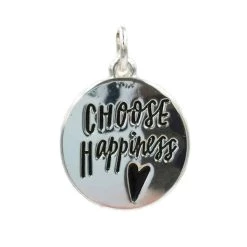 Flash Sale 🎉 Charmalong™ Silver Plated Choose Happiness Charm by Bead Landing™ ✨