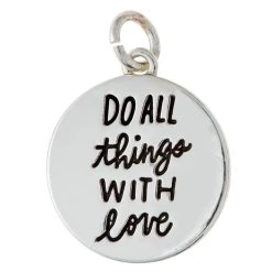 Flash Sale ⭐ Charmalong™ Silver Plated Do All Things with Love Charm by Bead Landing™ 🔥 -Deals Bead Landing Store 10633186 31