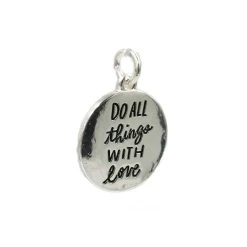 Flash Sale ⭐ Charmalong™ Silver Plated Do All Things with Love Charm by Bead Landing™ 🔥 -Deals Bead Landing Store 10633186 4