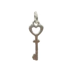 Flash Sale 🌟 Charmalong™ Silver Plated Pavé Key Charm by Bead Landing™ 😀 -Deals Bead Landing Store 10633187 7