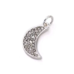 Top 10 🌟 12 Pack: Charmalong™ Silver-Plated Pavé Moon Charm by Bead Landing™ 🌟 -Deals Bead Landing Store 10633188 8 1