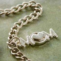 Best deal 🛒 Charmalong™ Silver Plated Mom Charm by Bead Landing™ 🧨