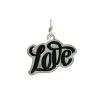 New 🎁 Charmalong™ Antique Silver Plated Love Charm by Bead Landing™ 👏