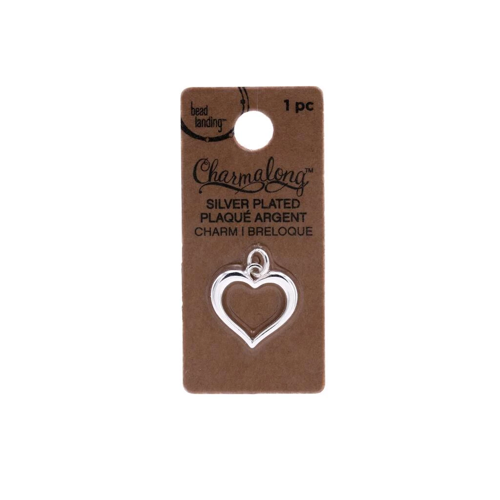 Deals ๐ Charmalong™ Silver Plated Open Heart Charm by Bead Landing™ โ 7 Deals ๐ Charmalong™ Silver Plated Open Heart Charm by Bead Landing™ โ - Image 5