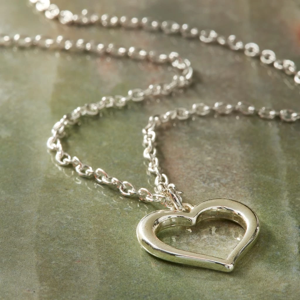 Deals ๐ Charmalong™ Silver Plated Open Heart Charm by Bead Landing™ โ 4 Deals ๐ Charmalong™ Silver Plated Open Heart Charm by Bead Landing™ โ - Image 2