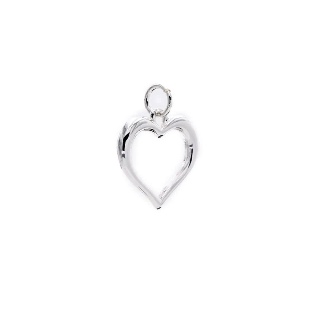 Deals ๐ Charmalong™ Silver Plated Open Heart Charm by Bead Landing™ โ 5 Deals ๐ Charmalong™ Silver Plated Open Heart Charm by Bead Landing™ โ - Image 3