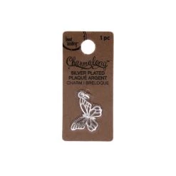Flash Sale 🔔 12 Pack: Charmalong™ Silver Butterfly Charm by Bead Landing™ ✨