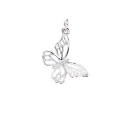 Deals 🥰 Charmalong™ Silver Plated Butterfly Charm by Bead Landing™ 🥰 -Deals Bead Landing Store 10633227 6
