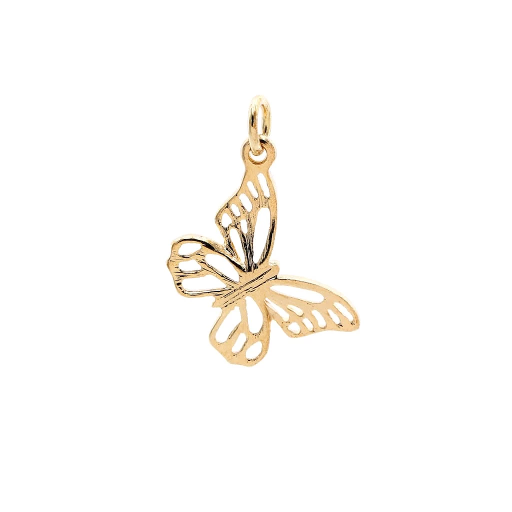 Deals 👏 Charmalong™ 14K Gold Plated Butterfly Charm by Bead Landing™ ✨ 5 Deals 👏 Charmalong™ 14K Gold Plated Butterfly Charm by Bead Landing™ ✨ - Image 3