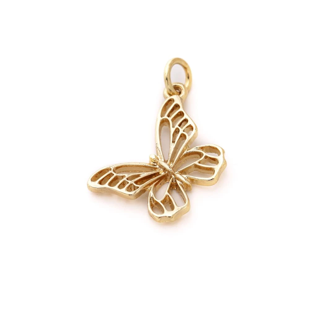 Deals 👏 Charmalong™ 14K Gold Plated Butterfly Charm by Bead Landing™ ✨ 6 Deals 👏 Charmalong™ 14K Gold Plated Butterfly Charm by Bead Landing™ ✨ - Image 4