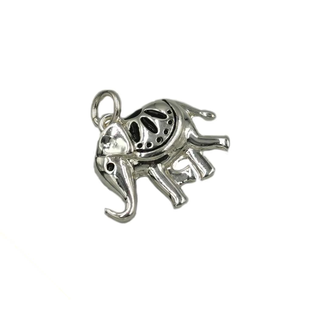 Best Sale 🌟 Charmalong™ Antique Silver Plated Elephant Charm by Bead Landing™ ✔️ 6 Best Sale 🌟 Charmalong™ Antique Silver Plated Elephant Charm by Bead Landing™ ✔️ - Image 4