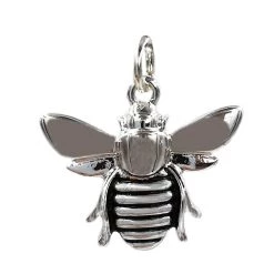 Best Sale 🎉 Charmalong™ Antique Silver Plated Bee Charm by Bead Landing™ ✨