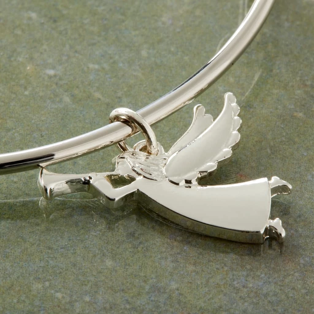 Budget ✨ Charmalong™ Silver Plated Angel Charm by Bead Landing™ ⭐ 4 Budget ✨ Charmalong™ Silver Plated Angel Charm by Bead Landing™ ⭐ - Image 2