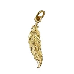 Buy ๐ 12 Pack: Charmalong™ Gold Feather Charm by Bead Landing™ ๐