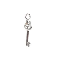 Buy ❤️ 12 Pack: Charmalong™ Silver Crystal Key Charm by Bead Landing™ ✨ -Deals Bead Landing Store 10633238 5 1