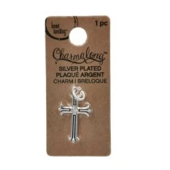 Flash Sale 🤩 Charmalong™ Antique Silver Plated Crystal Cross Charm by Bead Landing™ ❤️ 11 Flash Sale 🤩 Charmalong™ Antique Silver Plated Crystal Cross Charm by Bead Landing™ ❤️ -Deals Bead Landing Store 10633239 1