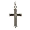 Flash Sale 🤩 Charmalong™ Antique Silver Plated Crystal Cross Charm by Bead Landing™ ❤️ -Deals Bead Landing Store 10633239 11