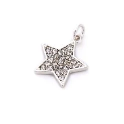 Wholesale ❤️ 12 Pack: Charmalong™ Silver Plated & Stone Paved Star Charm by Bead Landing™ 🛒 -Deals Bead Landing Store 10633254 7 1