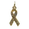 Best Sale 🔔 Charmalong™ 14K Gold Plated & Stone Paved Ribbon Charm by Bead Landing™ 🎁 -Deals Bead Landing Store 10633256 11
