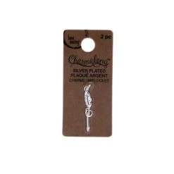 Coupon 🎁 Charmalong™ Silver Plated Leaf & Arrow Charms by Bead Landing™ 👏 -Deals Bead Landing Store 10633260 1