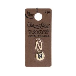 New ⌛ Charmalong™ 14K Gold Plated Letter Charms by Bead Landing™ 👏 -Deals Bead Landing Store 10633278 1
