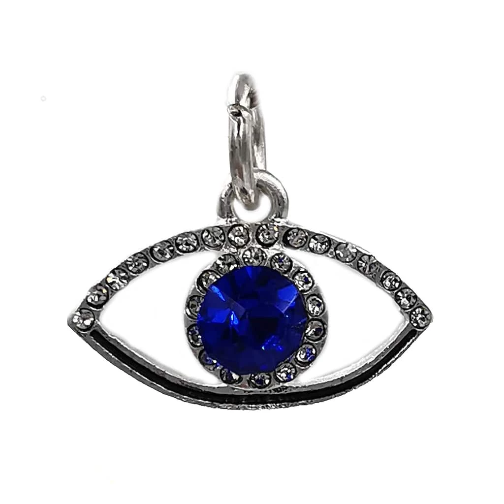 Outlet 🎁 12 Pack: Charmalong™ Silver Plated Eye Charm by Bead Landing™ 😀 3 Outlet 🎁 12 Pack: Charmalong™ Silver Plated Eye Charm by Bead Landing™ 😀