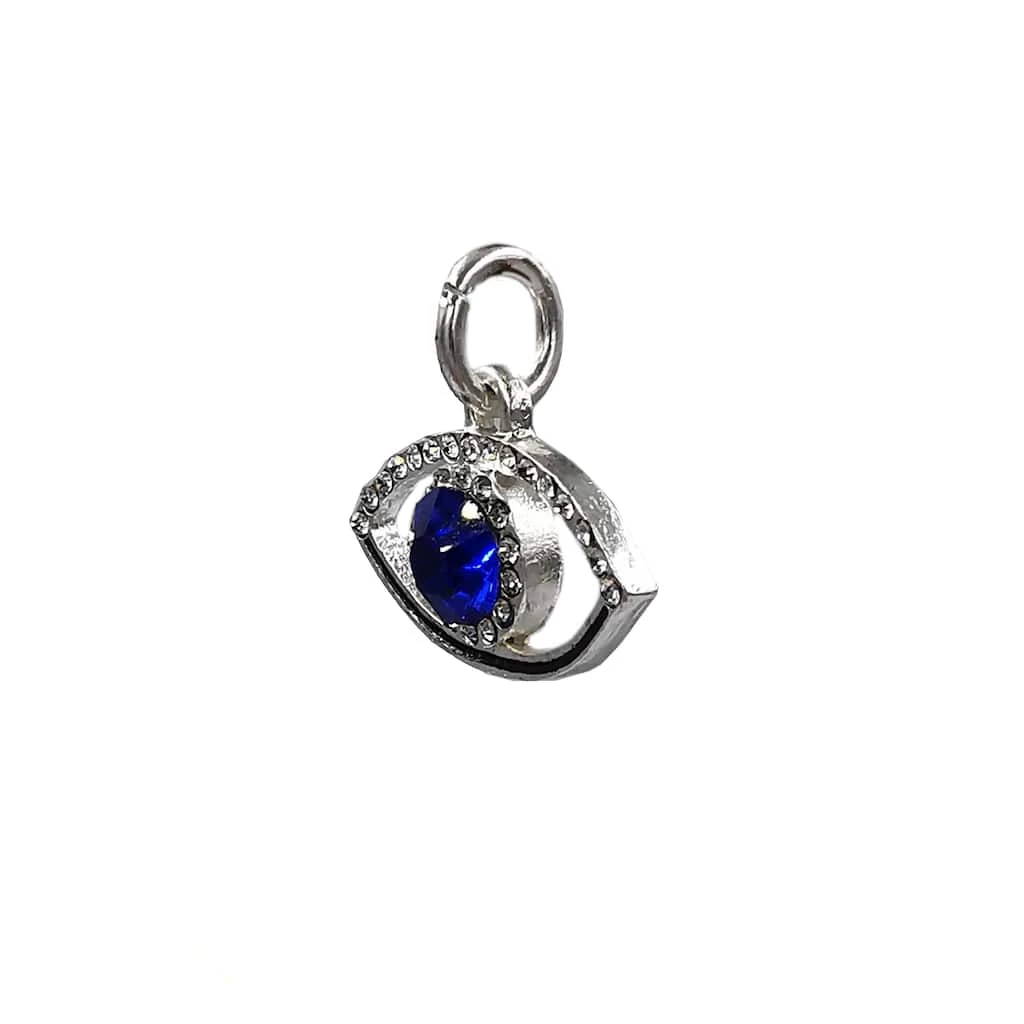 Outlet 🎁 12 Pack: Charmalong™ Silver Plated Eye Charm by Bead Landing™ 😀 6 Outlet 🎁 12 Pack: Charmalong™ Silver Plated Eye Charm by Bead Landing™ 😀 - Image 4