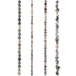 Best Sale 👏 Matte Pink Zebra Stone Beads Value Pack by Bead Landing™ 🤩 -Deals Bead Landing Store 10633457 30