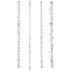Hot Sale 💯 White Howlite Beads Value Pack by Bead Landing™ 👍