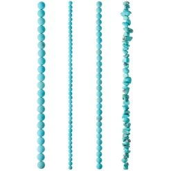 Hot Sale 👍 Turquoise-Dyed Howlite Beads Value Pack by Bead Landing™ ⭐