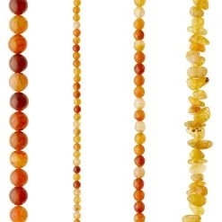 Buy ✨ Yellow Agate Stone Semi-Precious Beads Value Pack by Bead Landing™ 🥰 -Deals Bead Landing Store 10633964 31