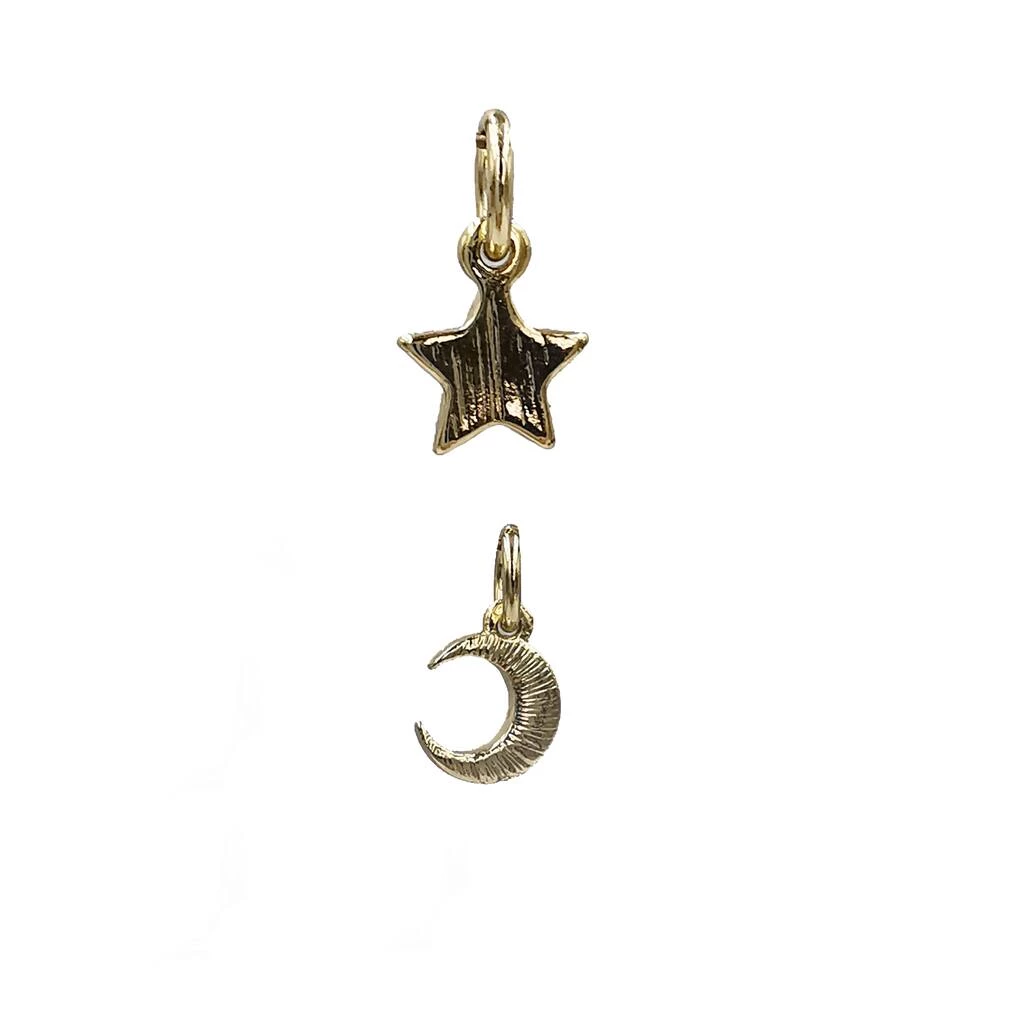Promo 🛒 Charmalong™ 14K Gold Plated Star & Moon Charms by Bead Landing™ 🎁 6 Promo 🛒 Charmalong™ 14K Gold Plated Star & Moon Charms by Bead Landing™ 🎁 - Image 4