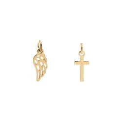 Cheap 💯 Charmalong™ 14K Gold Plated Wing & Cross Charms by Bead Landing™ 👍 10 Cheap 💯 Charmalong™ 14K Gold Plated Wing & Cross Charms by Bead Landing™ 👍 -Deals Bead Landing Store 10635252 8