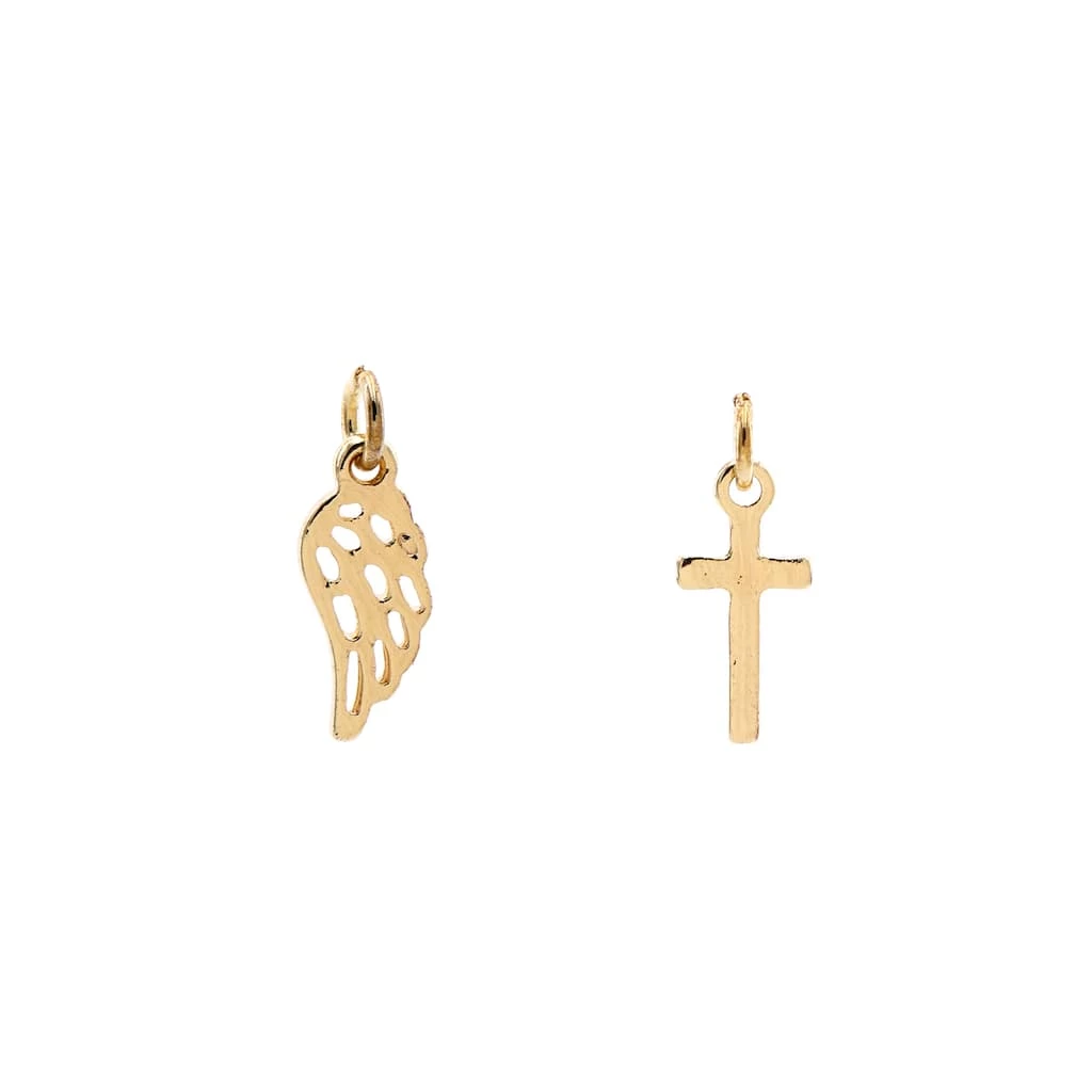Cheap 💯 Charmalong™ 14K Gold Plated Wing & Cross Charms by Bead Landing™ 👍 6 Cheap 💯 Charmalong™ 14K Gold Plated Wing & Cross Charms by Bead Landing™ 👍 - Image 4