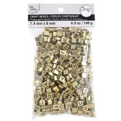 Buy 👏 12 Pack: Gold Alphabet Plastic Craft Beads, 8mm by Bead Landing™ 🛒 -Deals Bead Landing Store 10665003 1 1