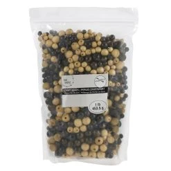 Promo 👏 6 Pack: White & Brown Wood Mix Craft Beads by Bead Landing® 🥰