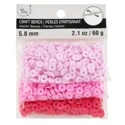 New 🧨 12 Pack: Pink Heishi Craft Beads, 5.8mm by Bead Landing™ 🛒